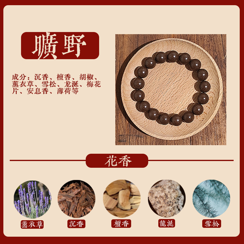 直播天然合香珠手工古法药香持久文玩降真香中药手串佛珠|undefined