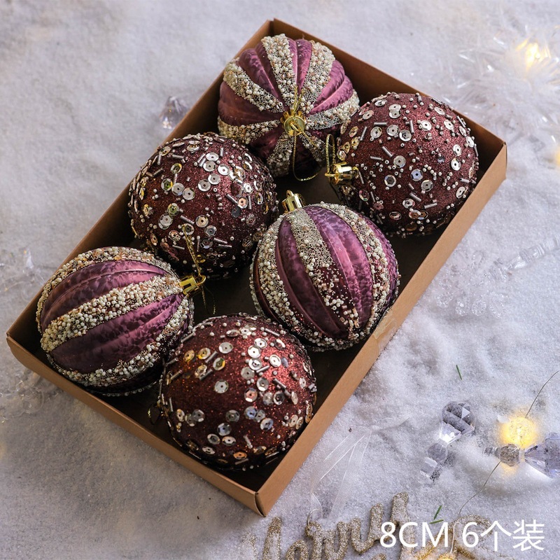 新品クリスマスボールカラーボールアメリカンインズボールクリスマス装飾品6cm風クリスマスツリー装飾ペンダント|undefined
