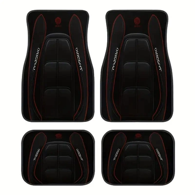 Avtomobil döşəmə paspasları – Set of Driver and Passenger Mats, Labeling - new-temu-floor-mat-33-33444468cm-two-pieces-each