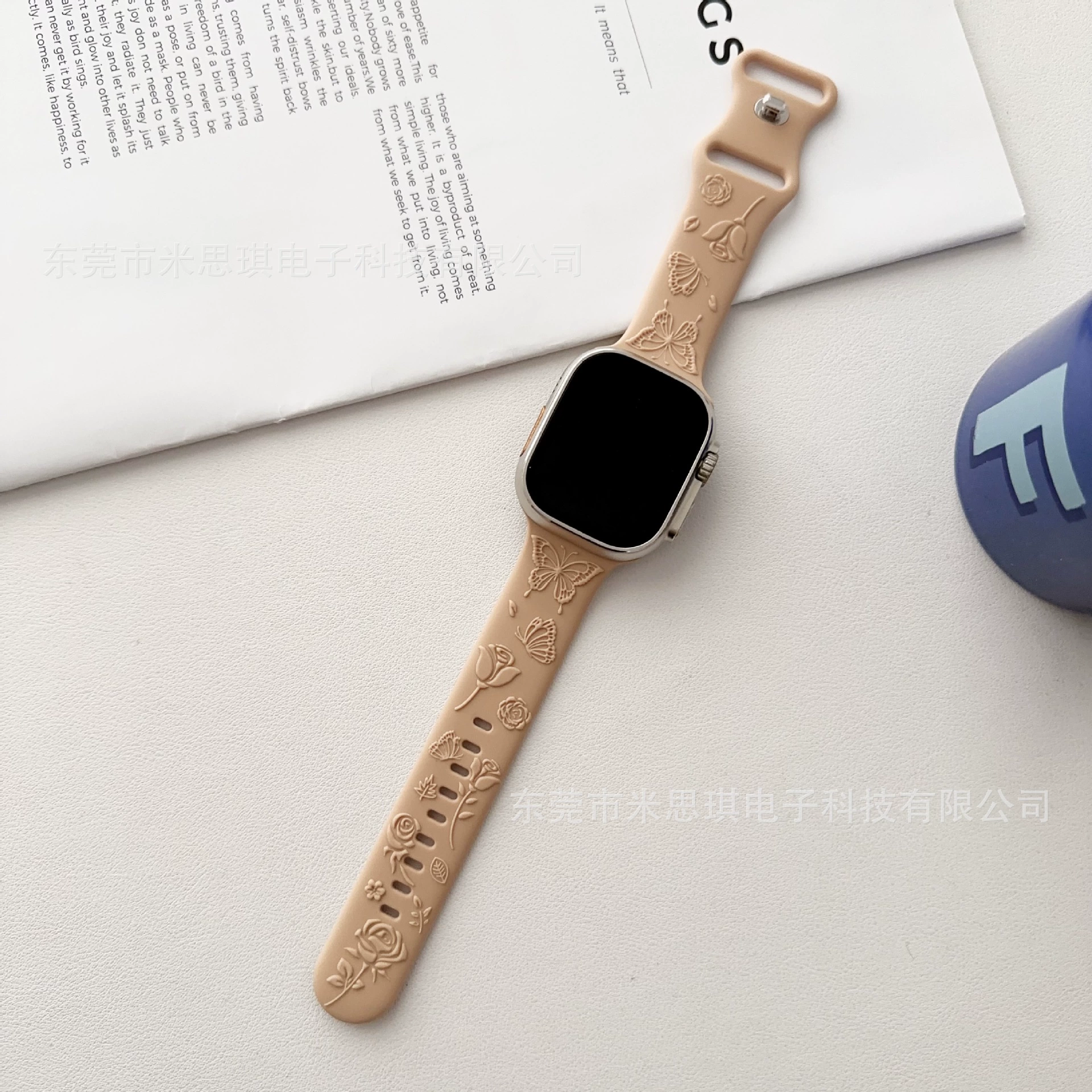 Подходит для Apple Пропорция пряжка с тиснением брендовый подвеска слиток серебро 925 образец, прямые поставки с завода