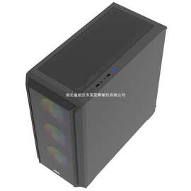 AOC CG396B ATX桌面台式机电脑U3宽体侧透360水冷大机箱（黑色）