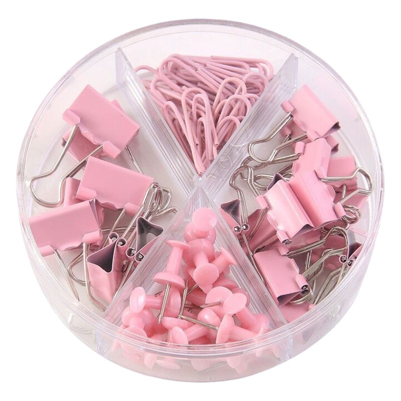 Multifuncional larga cola clip combinación Oficina I-en forma de clavo clip de papel traje de cola de milano clip estudiante color prueba Carpeta de papel