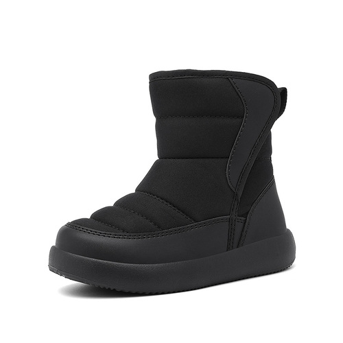 Children's Thick-Soled Cotton Shoes Winter Warm Lightweight Snow Boots with Fleece Waterproof Baby Shoes Best Selling Versatile Cotton Boots