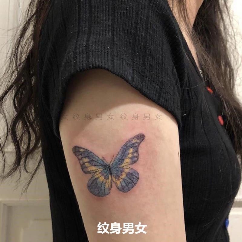 Cartoon Ins Style Butterfly Retro Stylish Waterproof Realistic Long-Lasting Tattoo Stickers Trendyy Creative Cute Invisible