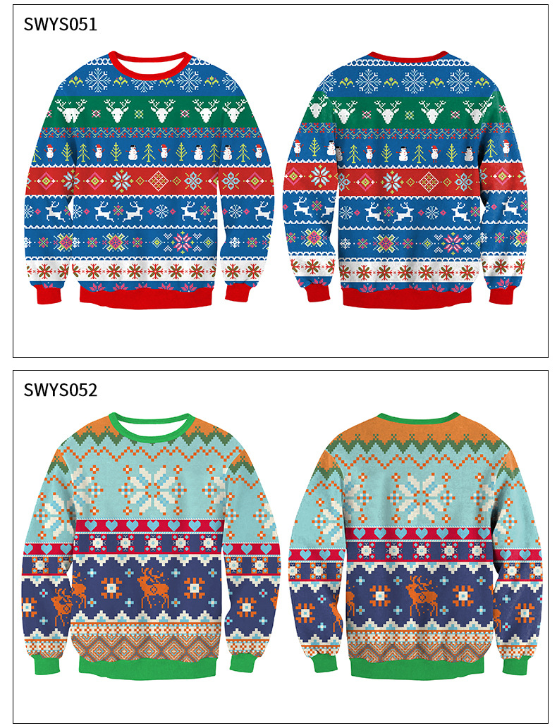 2023 New 3D Digital Print Pullover Sweater SWYS_voghion.com