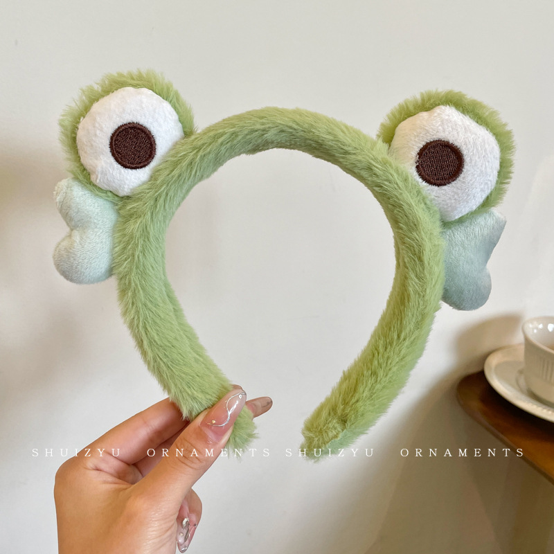 Cute pelúcia lavado facial correa de cabello para mujeres 2025 nuevo tipo de máscara especial para el cabello de maquillaje atar cabello correa de cabello