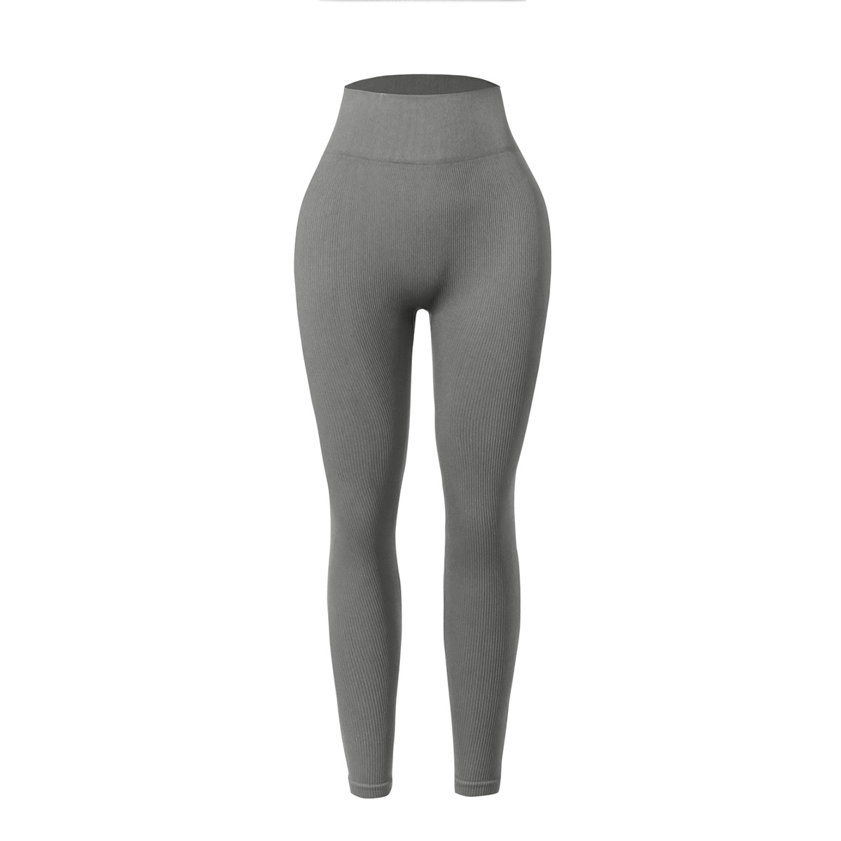 Europa y los Estados Unidos de cintura alta pantalon de entrenamiento de cadera correr deportes ajustados ropa de yoga pantalones largos de miel pantalon de entrenamiento de cadera