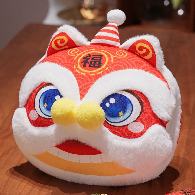 National tide despertar león otoño invierno almohada tradicional estilo nacional regalos muñeca mascota sala de estar encantadora oficina multifuncional