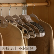 衣架加粗款家用防滑塑料晾衣架多功能干湿两用衣服架子无痕衣架子