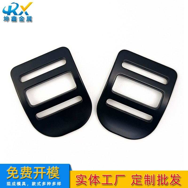 Factory Direct Supply of Aviation Aluminum Mesh Buckle Inner Diameter 1inch School Bag Webbing Adjustment Buckle Luggage Hardware Backpack Buckle