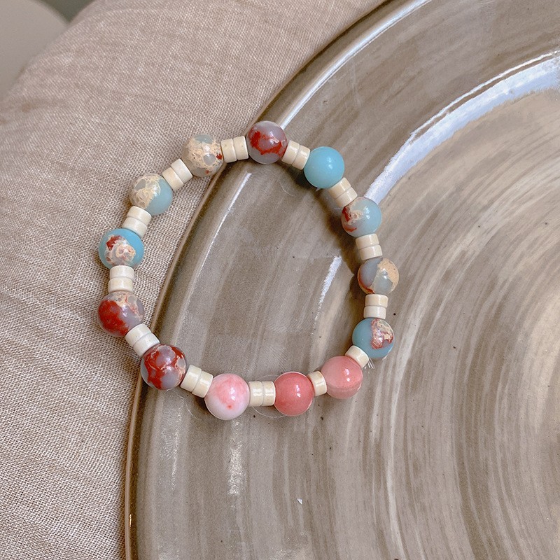 Star Sweet Dopamina Pulsera hecha a mano con cuentas Nuevo estilo chino para hombres y mujeres Pulseras retro Diseño de nicho Joyas al por mayor