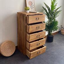 老榆木中式斗柜客厅多功能储物柜酒店民宿复古五斗柜靠墙多层柜子