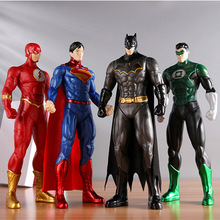 DC超级英雄正义联盟人物模型儿童玩具 蝙蝠侠超人绿灯侠手办人偶
