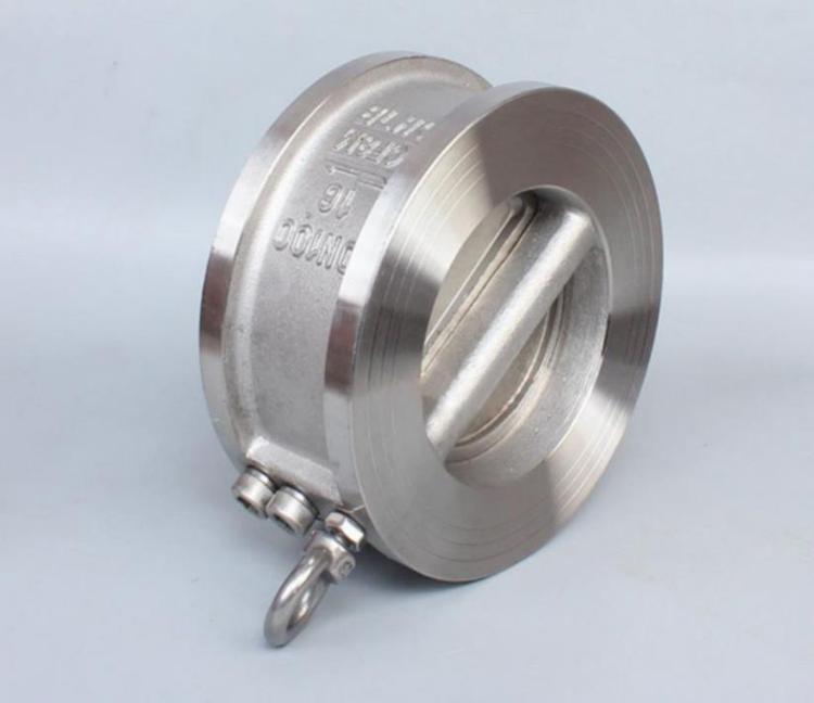 不锈钢304软密封碟式止回阀 H77X-16C 对夹双瓣逆止阀