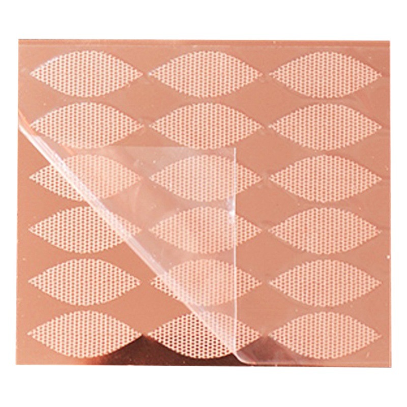 European-Style Widened Double Eyelid Tape with Rose Gold Lace Base, Invisible When Wet, No Trace, Glue-Free, Half-Moon Eye Tape