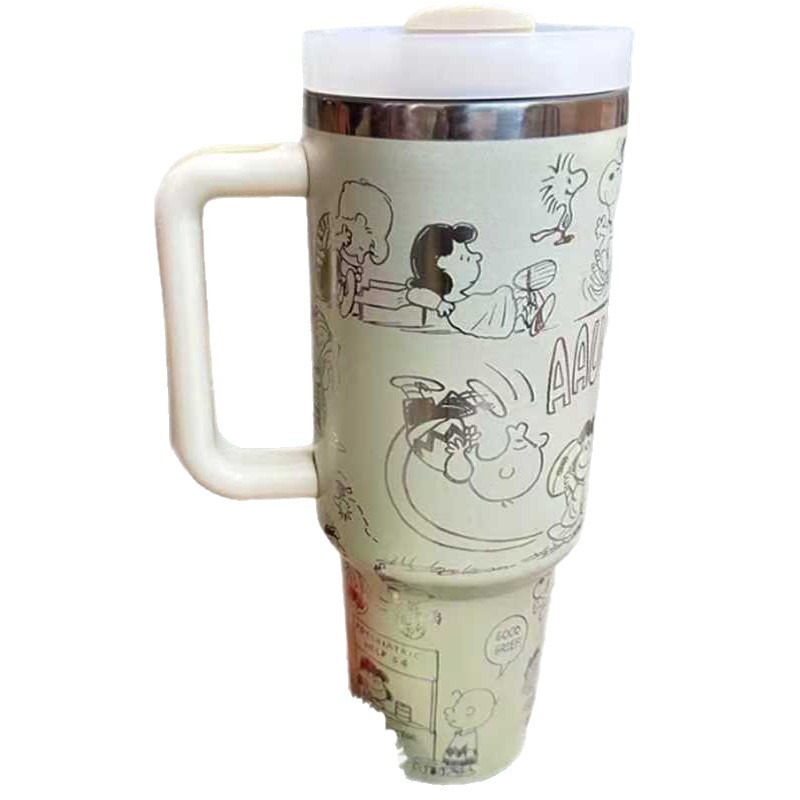 Al por mayor Stanley Stanley 304 acero inoxidable dibujos animados para automóviles Taza de aislamiento de hielo Taza de automóvil Taza de aislamiento de calor