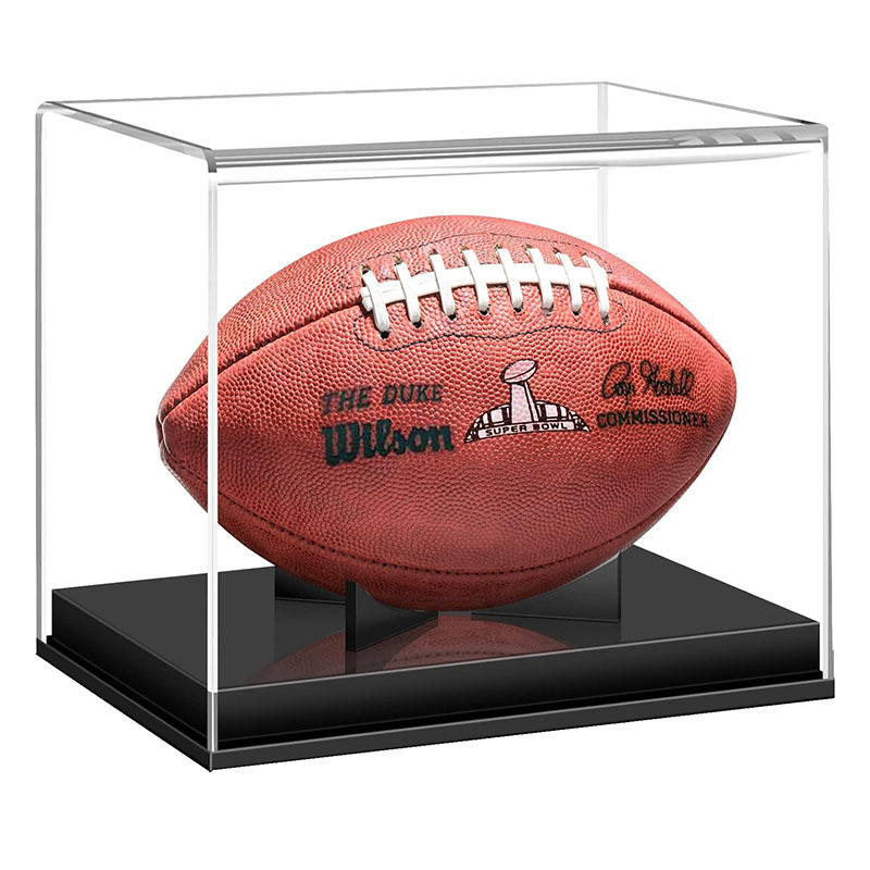 亚克力展示柜橄榄球展示盒足球展示盒高尔夫球防尘罩acrylic box