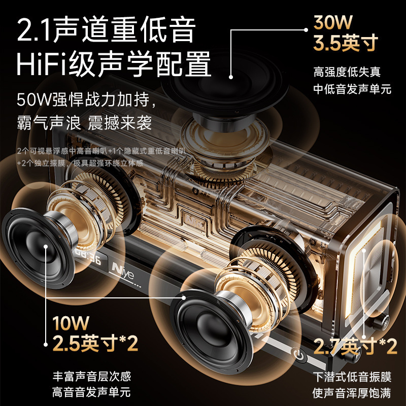 耐也の新型ブルートゥーススピーカーの重低音があります。|undefined