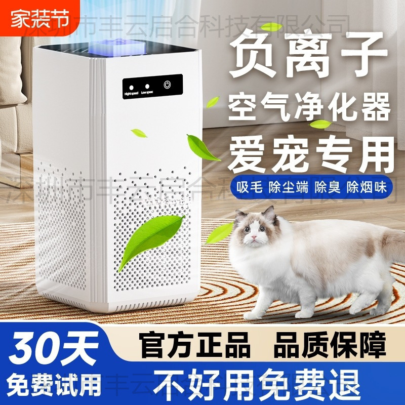 Formaldehyde Removal, Smoke Odor and Odor Removal Machine, Air Purifier, Household Purification, Indoor Pet Floating Hair Removal, Negative Ion Absorption