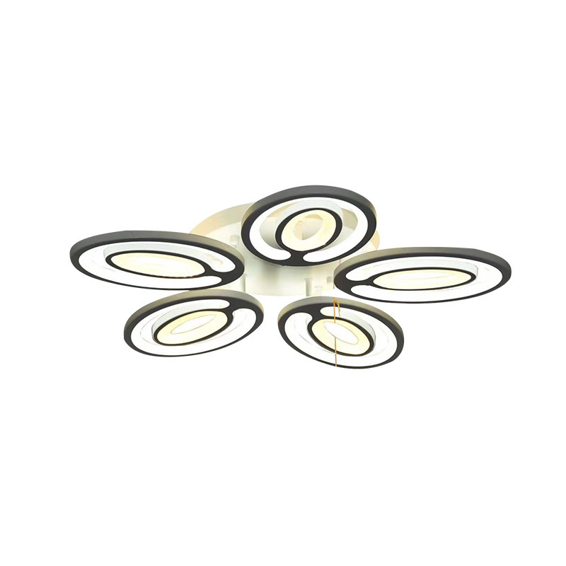 Comercio exterior 110V lámpara de techo de sala de estar moderna y simple lámpara de comedor acrílico LED lámpara de dormitorio en forma de pétalos