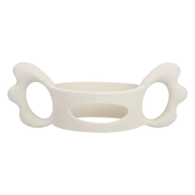 Квадратная бутылка широкого диаметра, ручка из гена, силиконовая вырезанная ангельская рукопожатие, подлокотник, аксессуары для бутылок Hemu, бордовая рука