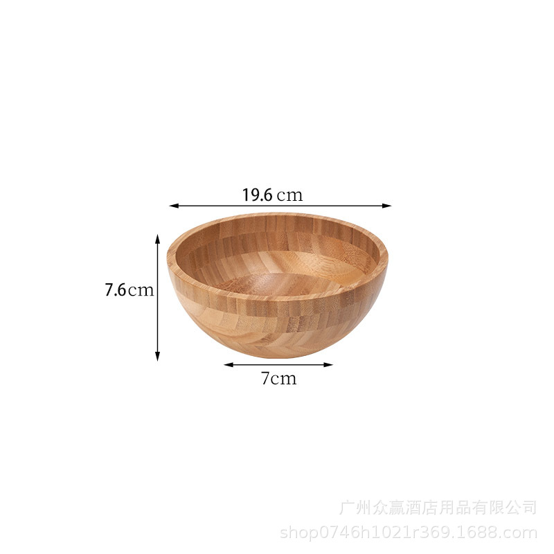 20*8cm 반원 창조적 인 대나무 그릇