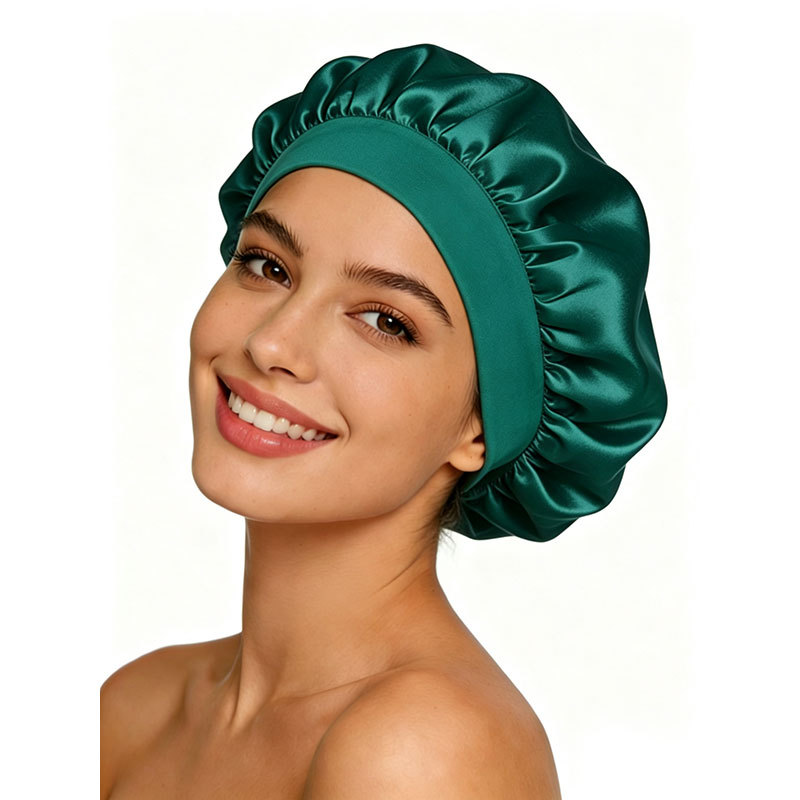 Transfronterizo Amazon seda elástica gorra de dormir gorra de belleza gorra image 12
