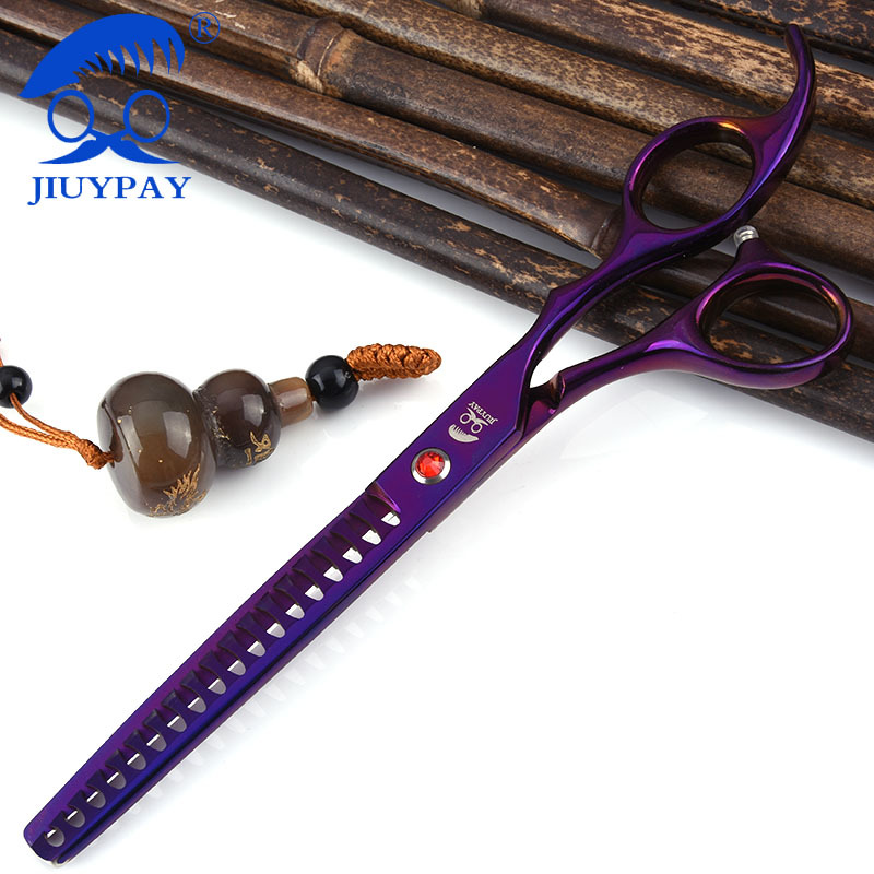 Tijeras de belleza para mascotas artefacto de corte de cabello tijeras profesionales de hueso de pescado oso de peluche corte de pelo de perro tijeras profesionales de dientes delgados