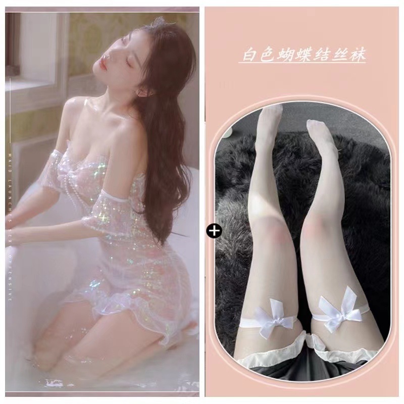 뷰티페어리스커트 + 흰나비양말