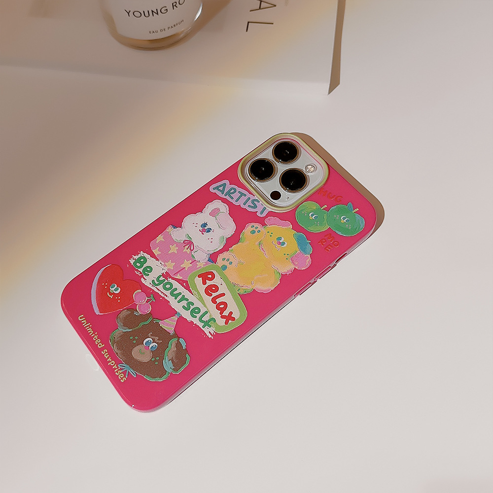 Protective Phone Case For Iphone Doodle Oil Painting Design_voghion.com