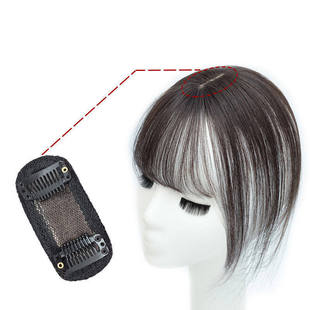 Wig Women's 3d French Internet Red Fake Bangs Artificial Hair Air Natural Mechanism Small Medium Air Flow Sea Wig