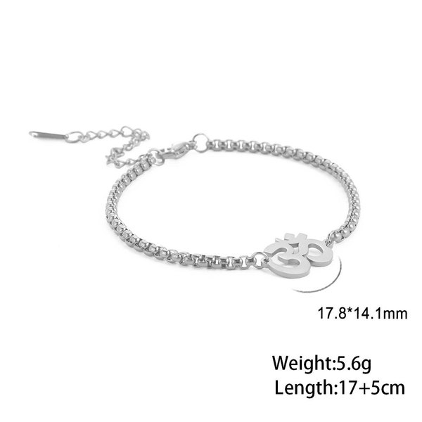 Golden pendant stainless steel for yoga