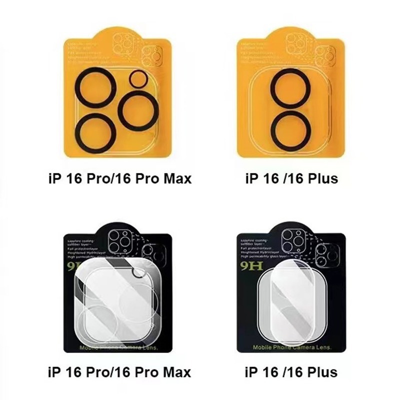 iphone17 オールインワンレンズフィルム apple 16pro シルクスクリーン 3d レンズフィルム 15promax 黒背景レンズに適しています