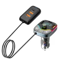 HM04 трансграничный автомобиль MP3 Bluetooth автомобиль автомобиль FM-громкой связи PD Bluetooth плеер MP3 мобильный телефон зарядка 3.1A