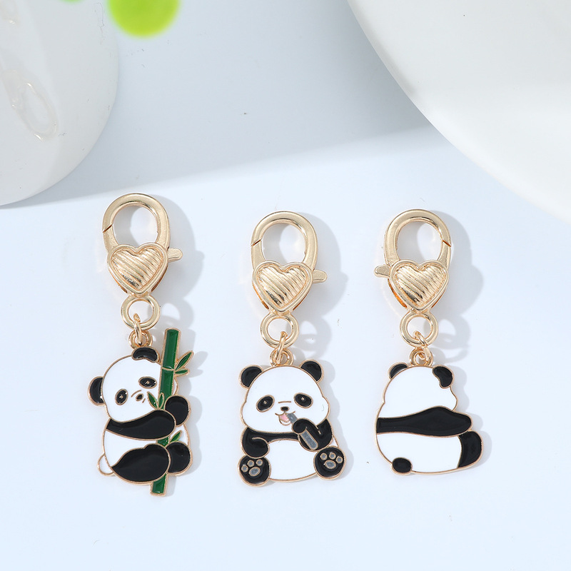Trendy Cartoon Panda Zinc Alloy Keychain Pendant Music Cat Decoration Holiday Gift Lazy Cat Pendant Trendy Cartoon Panda Zinc Alloy Keychain Pendant Music Cat Decoration Holiday Gift Lazy Cat Pendant