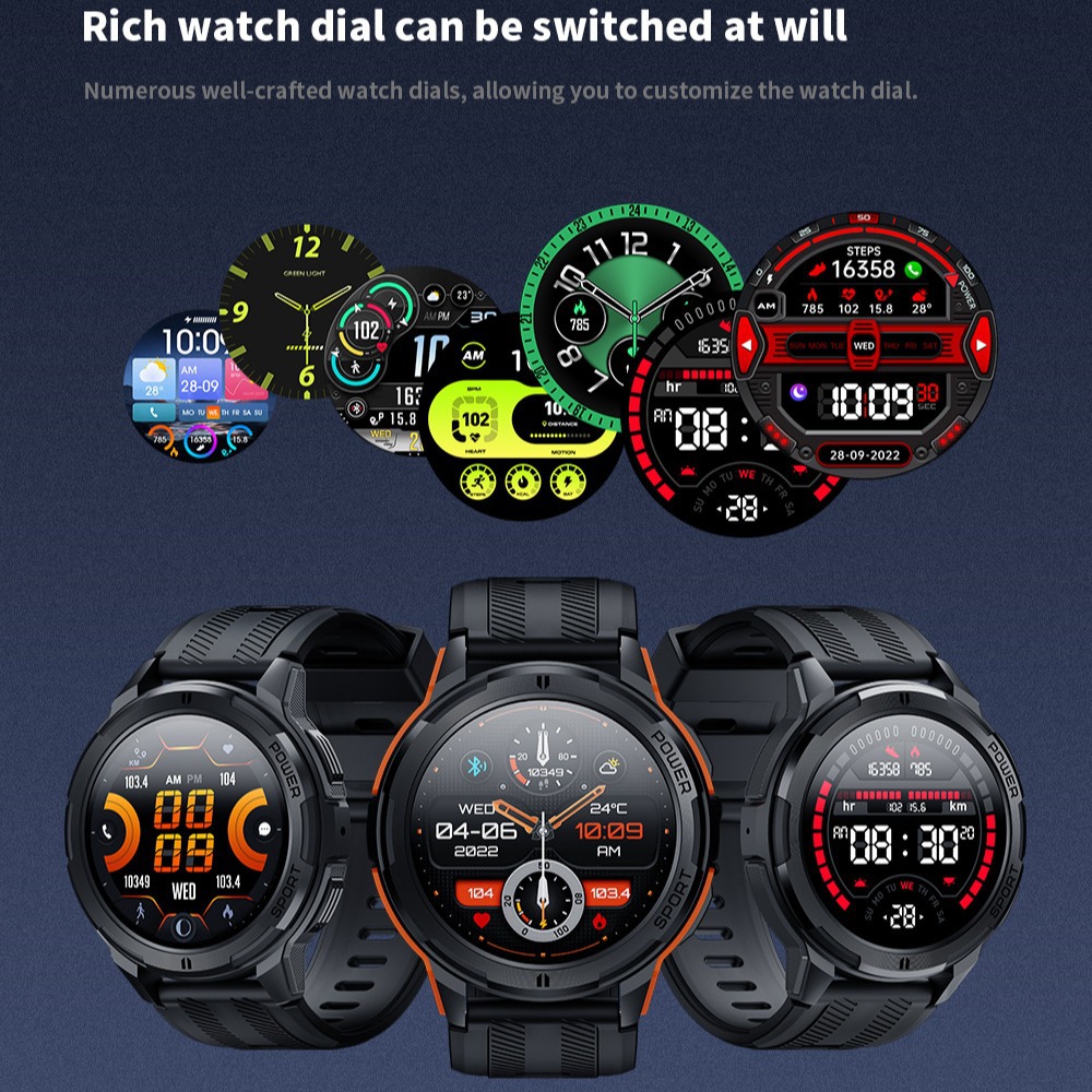 Amoled Sports Smartwatch With Round Screen And Call Function_voghion.com