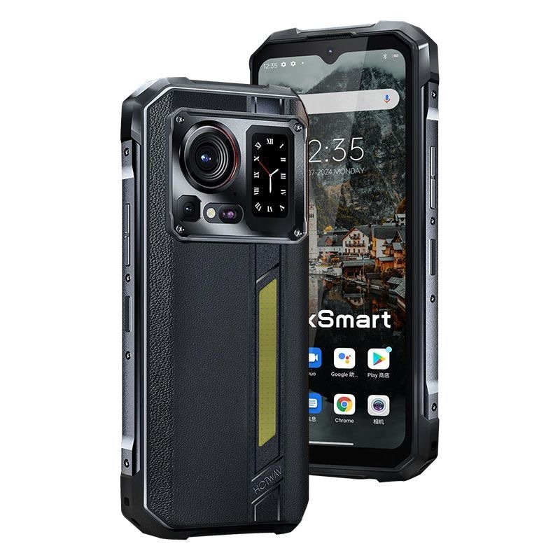HOTWAV Hyper7Pro Three-proof Smartphone Full Netcom 5G Dual-screen Night Vision Waterproof Drop-proof Super Long Standby