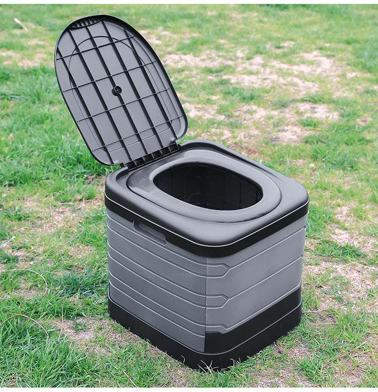 Outdoor Toilet Camping Camping Toilet Car Portable Foldable Odor-proof Toilet for Adults Self-driving Emergency Mobile