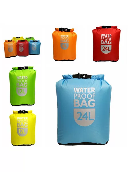 Cross-border direct supply ultra-lightweight square waterproof bag for rafting, stream trekking, travel, clothing, sleeping bags, convenient storage and miscellaneous item organizer bag