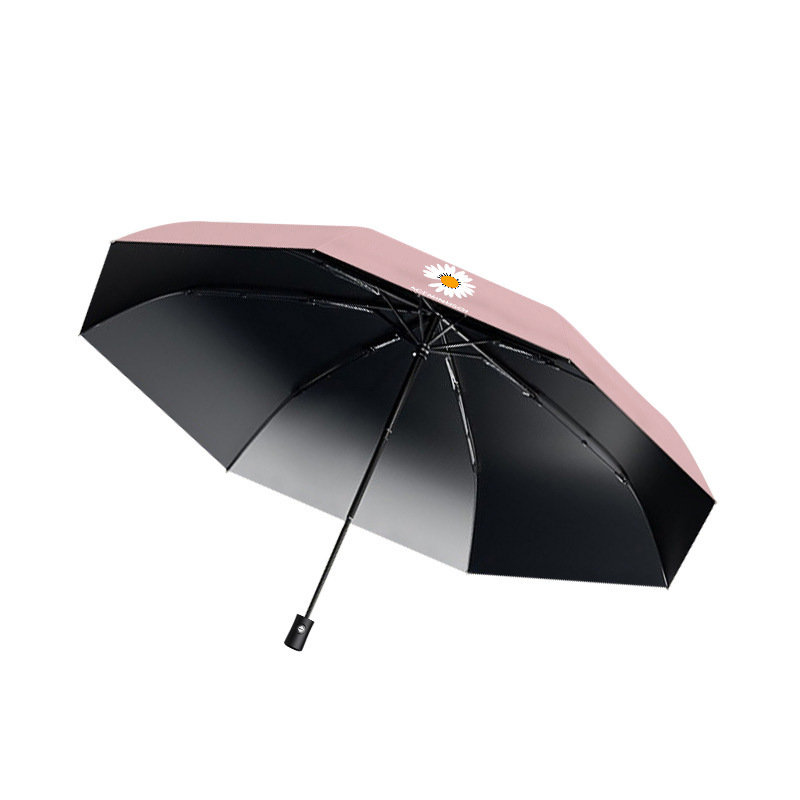 Paraguas manual, paraguas doble grande, doble uso para sol y lluvia, paraguas parasol para mujer, paraguas plegable, paraguas con revestimiento negro personalizado al por mayor