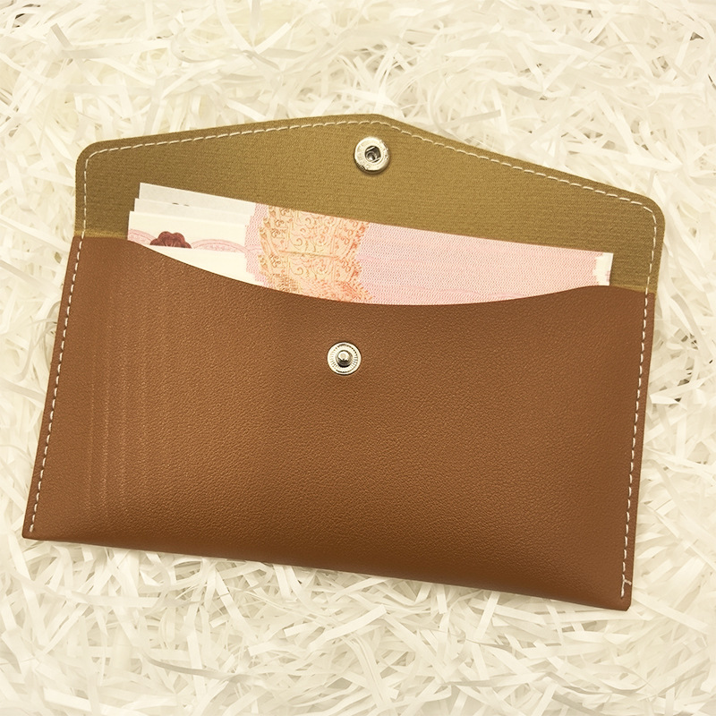 Monedero simple para mujer 2024 nuevo bolso de dinero largo delgado de una pieza Monedero de almacenamiento en efectivo para hombre