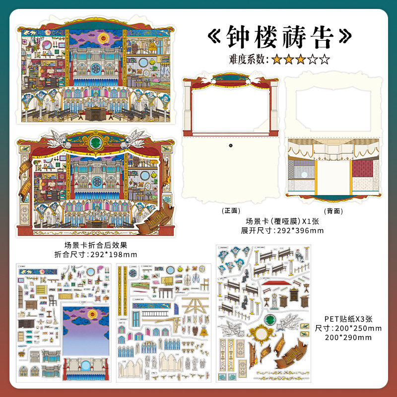Calcomanías Decorativas de Paisajismo de PVC Impreso para Escenas en Miniatura