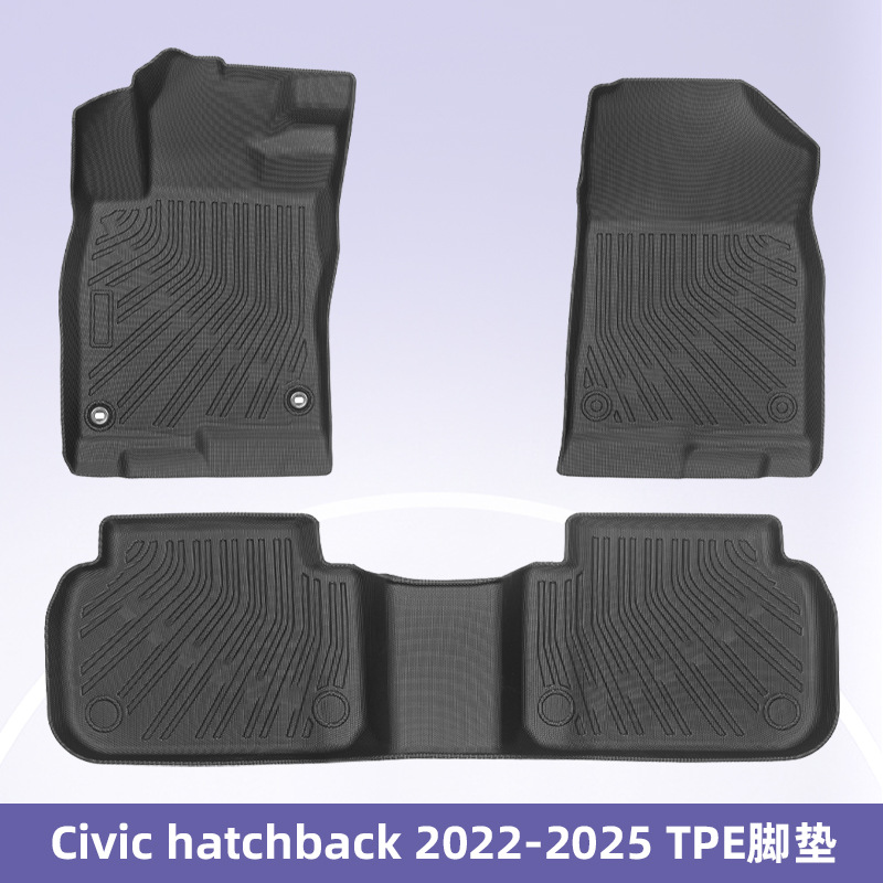 Para HONDA Civic hatchback 2022 - 2025 3D TPE para todo el tiempo