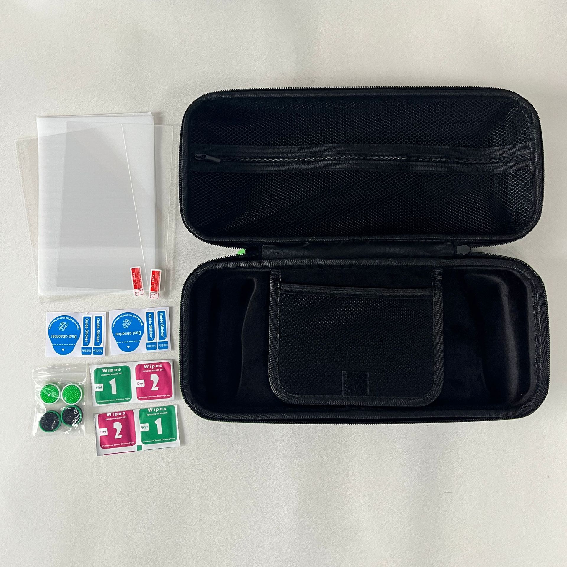 RG XBX Ally X Handheld-Schutztasche RG XBX Ally Hartglasfolie + Analog Stick Kappen Hard Case Set