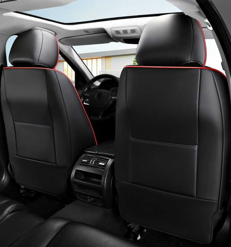 New Napa Leather Fully Surrounded 3D Full Leather Four-Season Universal Car Seat Cushion Breathable Seat Cover Car Cushion Seat Cushion