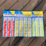 钓鱼七星漂浮椭圆七星漂双色豆浮漂浮鱼浮鱼漂一版40包线组配件