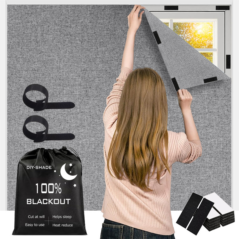 Full Blackout Cotton Linen Curtains Amazon Portable Travel Sunshade Cuttable Heat Insulation Sun Protection and Cold Protection Curtains Full Blackout Cotton Linen Curtains Amazon Portable Travel Sunshade Cuttable Heat Insulation Sun Protection and Cold Protection Curtains