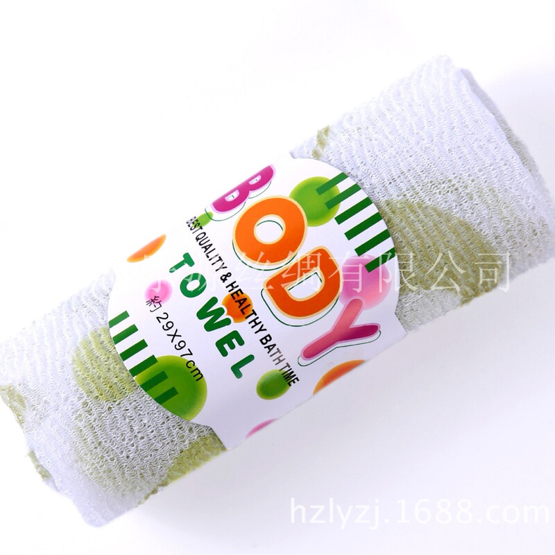 New Korean-style roll nylon printing exfoliating sauna bath towel foam scrub bath towel face towel New Korean-style roll nylon printing exfoliating sauna bath towel foam scrub bath towel face towel