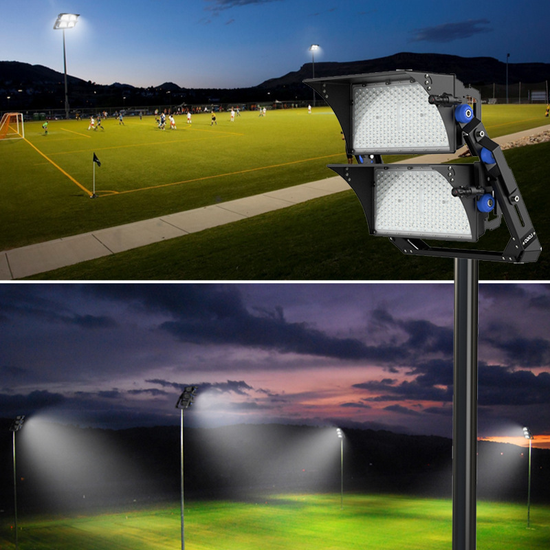 Transfronterizo LED módulo túnel de luz al aire libre sitio de construcción cuadrado Luz de inundación de alta potencia profesional estadio luz fabricante