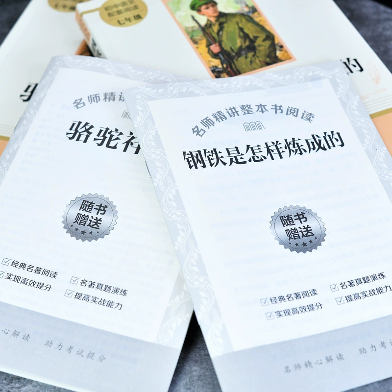 Ц camel Xiangzi и Как сталь закалялась - Том 2, обязательно к прочтению для семиклассников, внеурочная книга для учеников средней школы, оригинал для первой ступени старшей школы